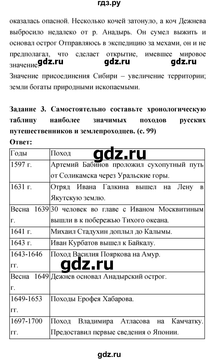 ГДЗ по истории 7 класс Данилов рабочая тетрадь История России (Арсентьев)  параграф - 25, Решебник